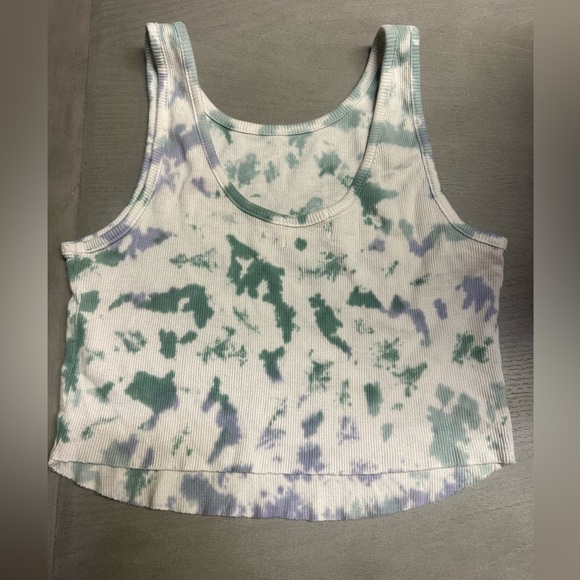 Urban‎ Nation Tie Dyed Cropped Tank Top Size S - Picture 3 of 5